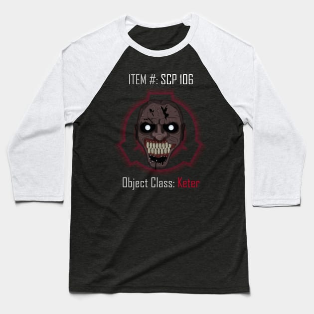 SCP-106 Baseball T-Shirt by NGM